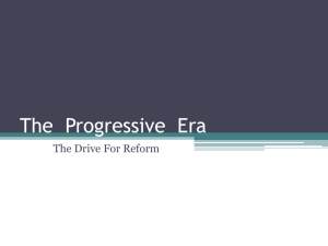 The Drive For Reform