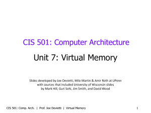 Virtual Memory