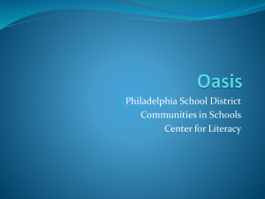 Oasis - University City Promise Academy Wiki