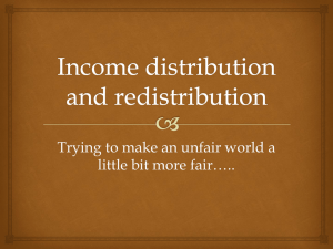 income redistribution