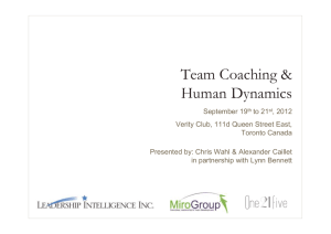 Microsoft PowerPoint - Toronto_Team_Coaching_Course_Invitation