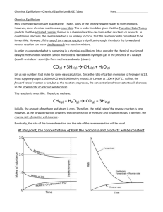 note 1 - chemical equilibrium - stpats-sch4u-sem1-2013