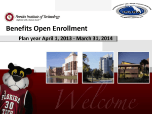 Open Enrollment - Florida Institute of Technology