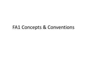 FA1 Concepts & Conventions