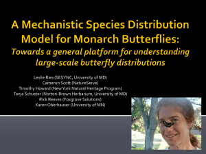 ESA 2013 Slides - The North American Butterfly Monitoring Network