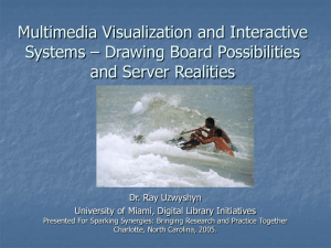 Multimedia Visualization and Interactive Systems – Drawing Board