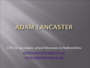 The science of reading - Staffordshire Learning Net