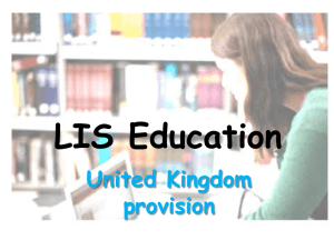 LIS Education - University College London