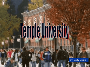 Temple University - Pennsbury School District