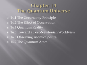 Chapter 14 The Quantum Universe