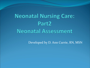 Neonatal Nursing Care: Part2