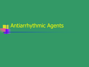 Antiarrhythmia
