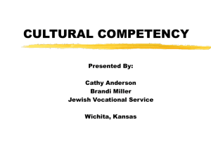 cultural competency - Healthy Kansans 2010