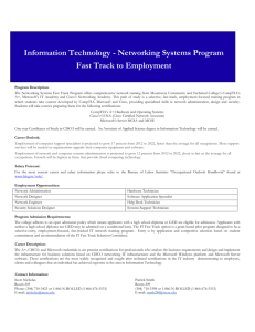 Networking Systems Program