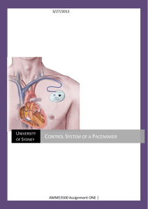 Control System of a Pacemaker