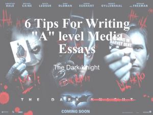6 Tips For Writing "A" level Media Essays