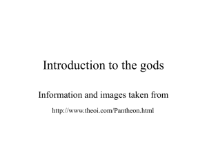 Greek gods PowerPoint