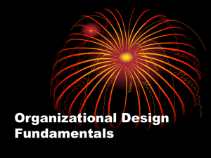 Fundamentals of Organization Design