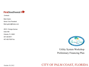2-Utility System Workshop Finance Plan