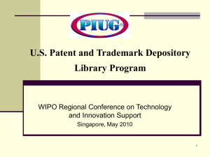 US Patent and Trademark Depository Library Program