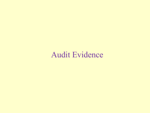 Audit Evidence