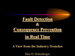 Fault Detection & Consequence Prevention in Real Time A View