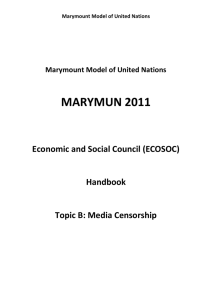 File - Marymount Model United Nations 2011