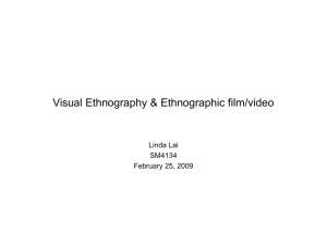 Visual Ethnography and Ethnographic Films ppt