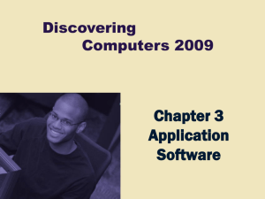 csc1100_lecture13-ApplicationSoftware