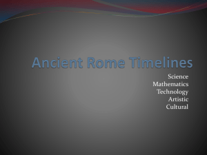 Ancient Rome Timelines - Ronnie50454904500125603
