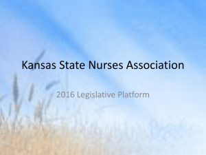 KSNA Legislative Platform - Kansas State Nurses Association
