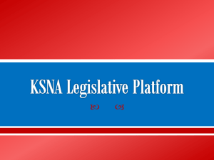 KSNA Legislative Platform