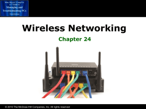 Chapter 24 Wireless Networking