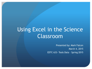 Excel Project Presentation