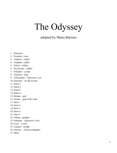 The Odyssey adopted by Marta Barroso Odysseus Poseidon