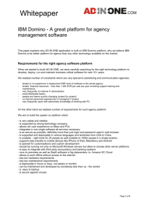 Why IBM Domino is the winner - AD-IN-ONE