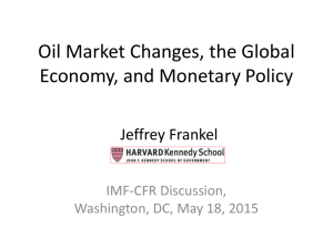 Oil Market Changes, the Global Economy, and Monetary Policy
