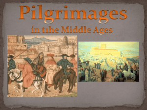 Pilgrimages in t1he Middle Ages