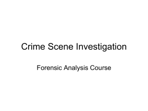 Crime Scene Investigation