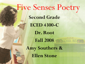 Five Senses Poetry - Valdosta State University