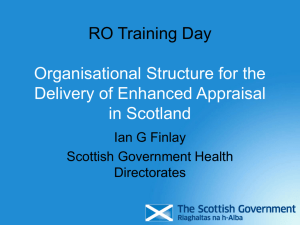 Revalidation of doctors - The Scottish Government