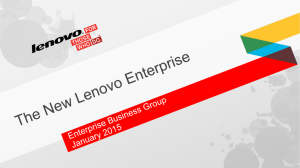 Lenovo Enterprise Presentation