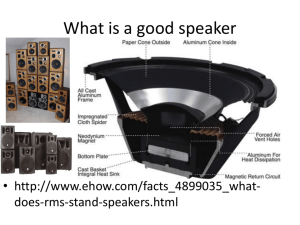 What is a good speaker