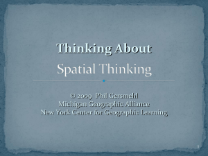 Spatial Thinking PowerPoint.