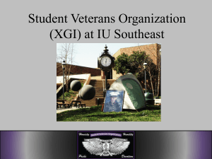 Student Veterans Organization at IU Southeast
