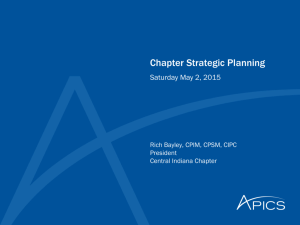 Chapter Strategic Planning
