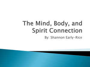 The Mind, Body, and Spirit Connection