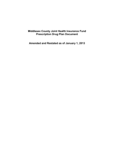 Middlesex County Joint Health Insurance Fund Prescription