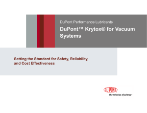 DuPont Product/Presentation Title