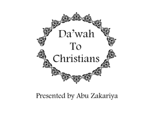 Christianity Dawah Training 2015 ver 1.0
